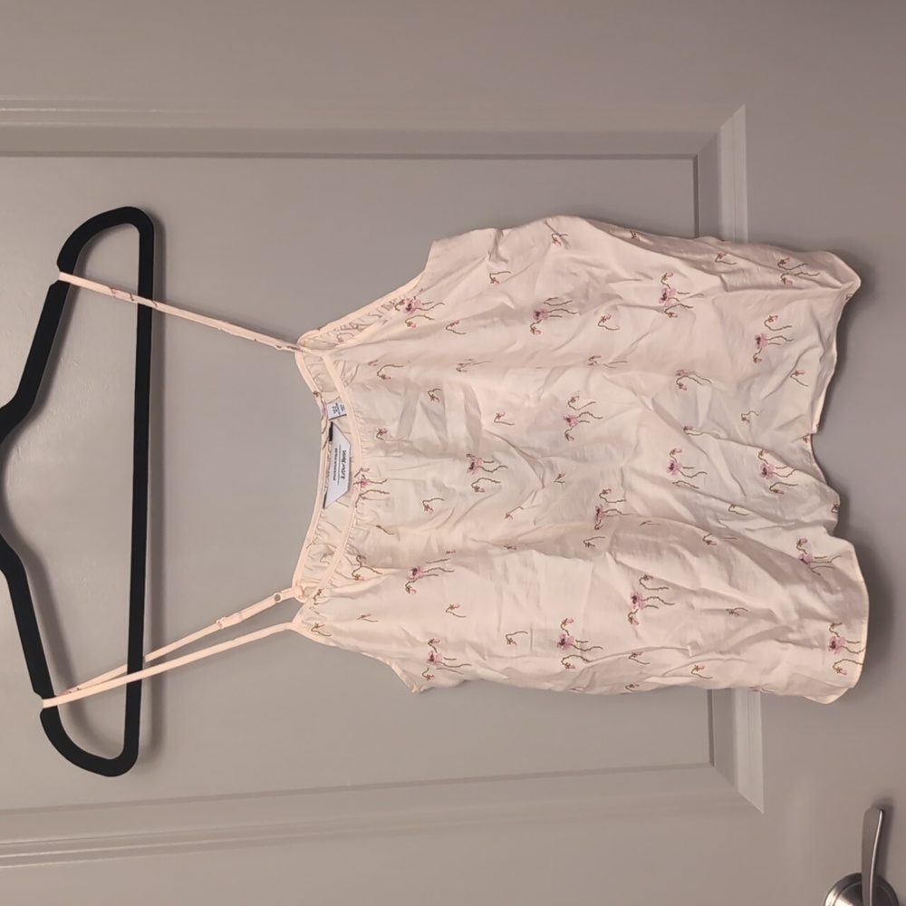 NWT & Other Stories Cream Floral Print Camisole